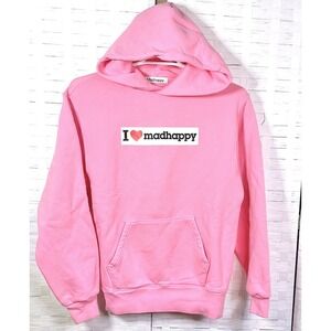 Madhappy I Heart MH Fleece Hoodie in Sachet Pink Size XS Limited‎ Edition